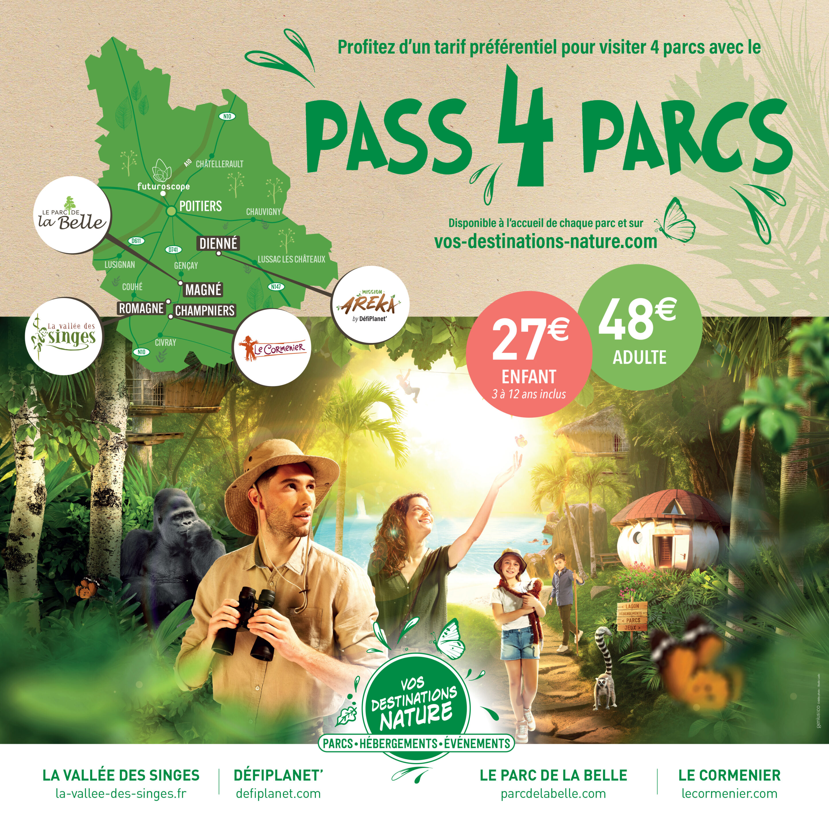 pass4parcs Vos Destinations Nature